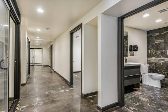Suite G100 — office corridor