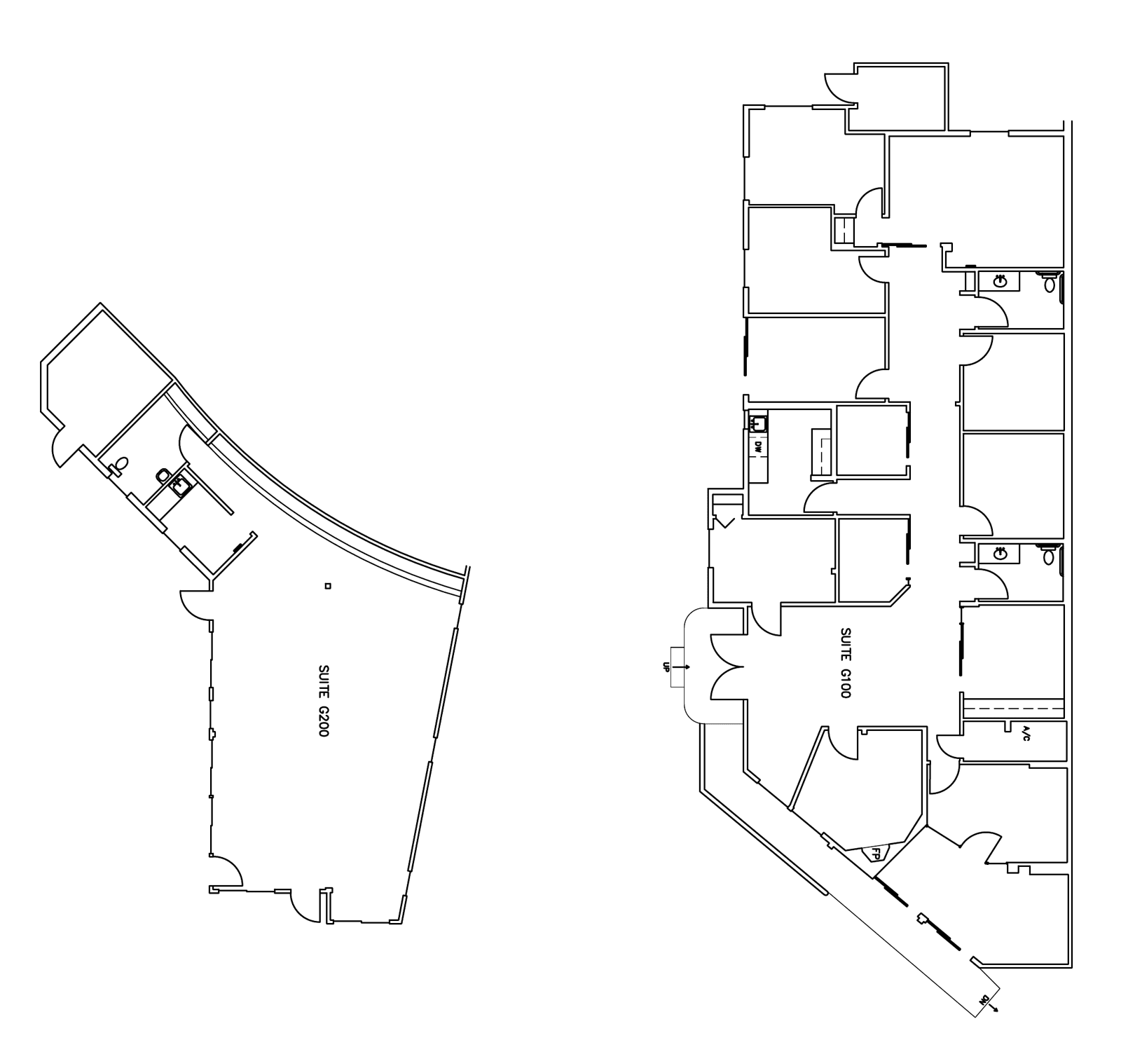 Garden Level — Suites G100, G200